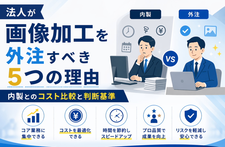 法人が画像加工を外注すべき5つの理由｜内製とのコスト比較と判断基準
