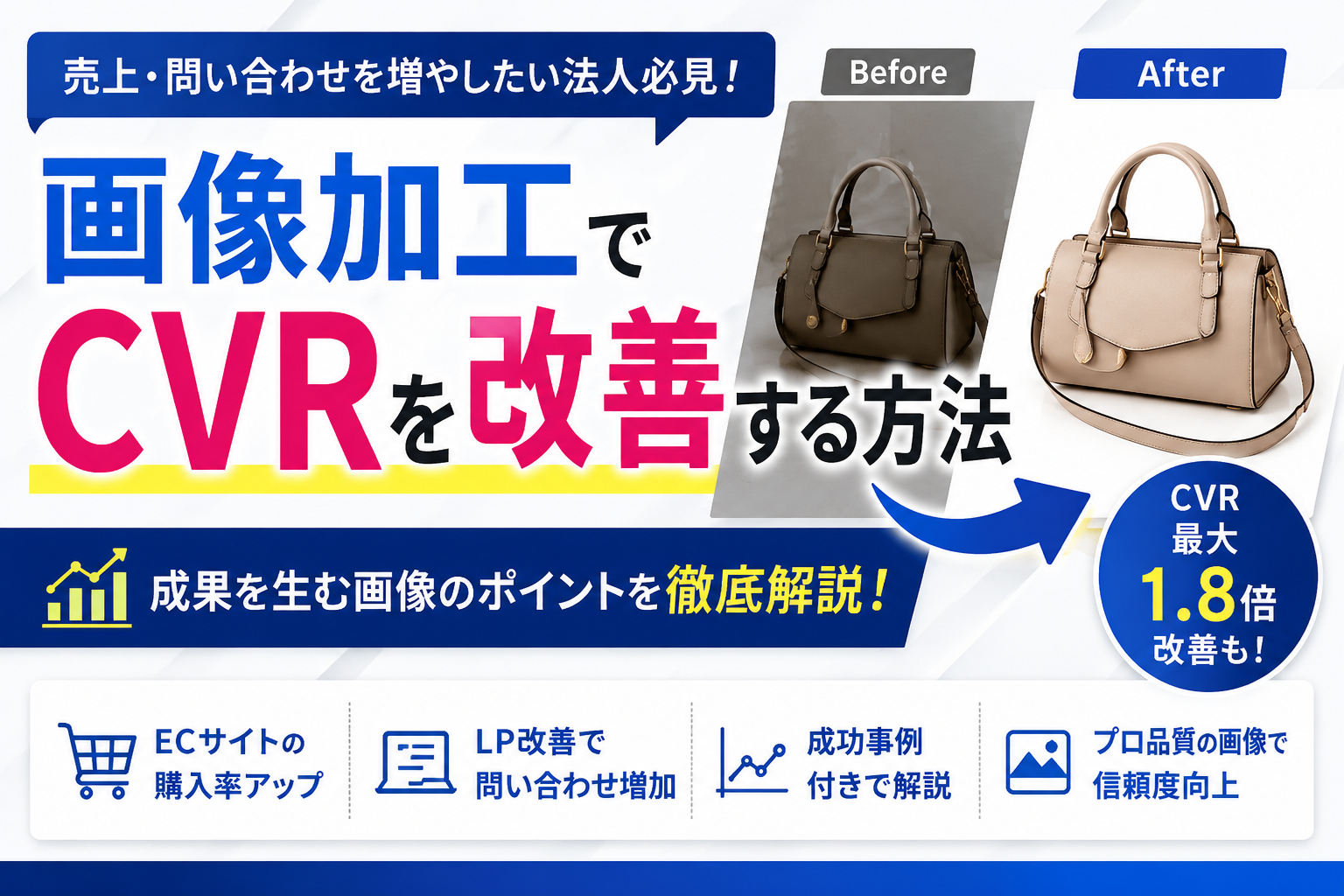 画像加工でCVRを改善する方法｜成功事例付き解説