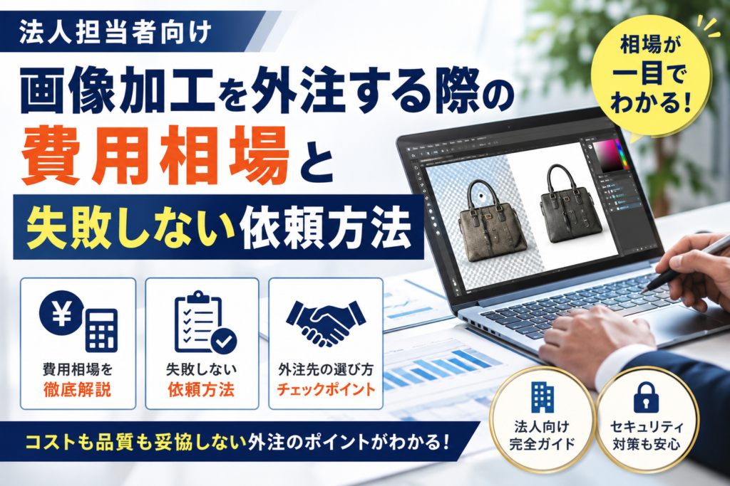 画像加工を外注する際の費用相場と失敗しない依頼方法｜法人担当者向け完全ガイド